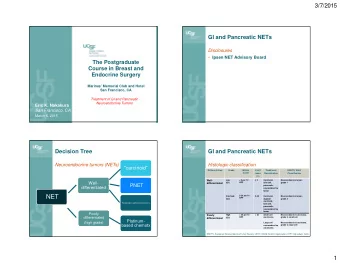 NET  2-20 per 10  Intermed.  3-20  Carcinoid,  Neuroendocrine tumor,  HPF  (G2)  atypical  grade 2