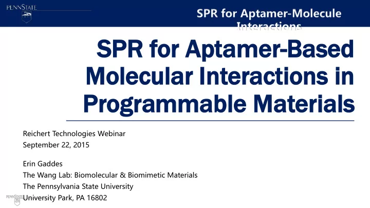 spr f sp r for or ap aptam tamer er based based