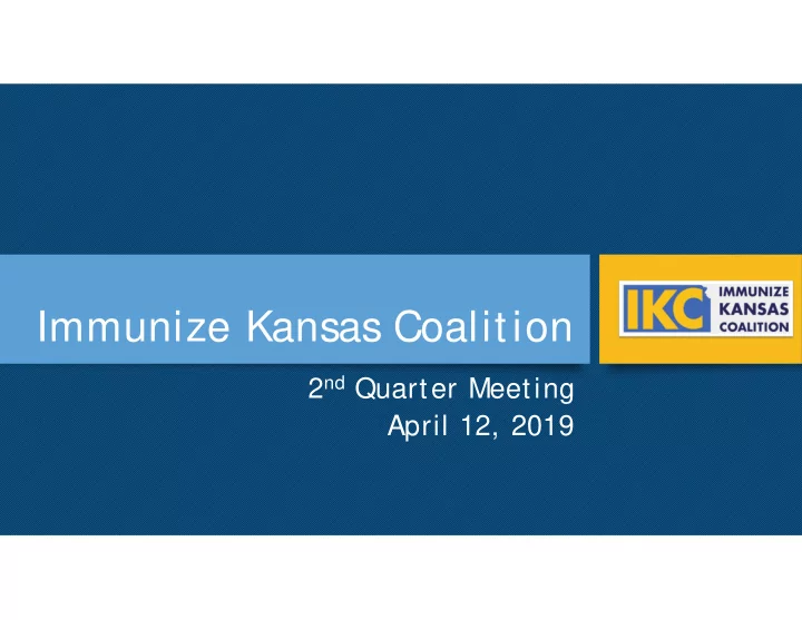 immunize kansas coalition