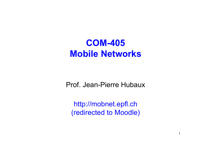 com 405 mobile networks