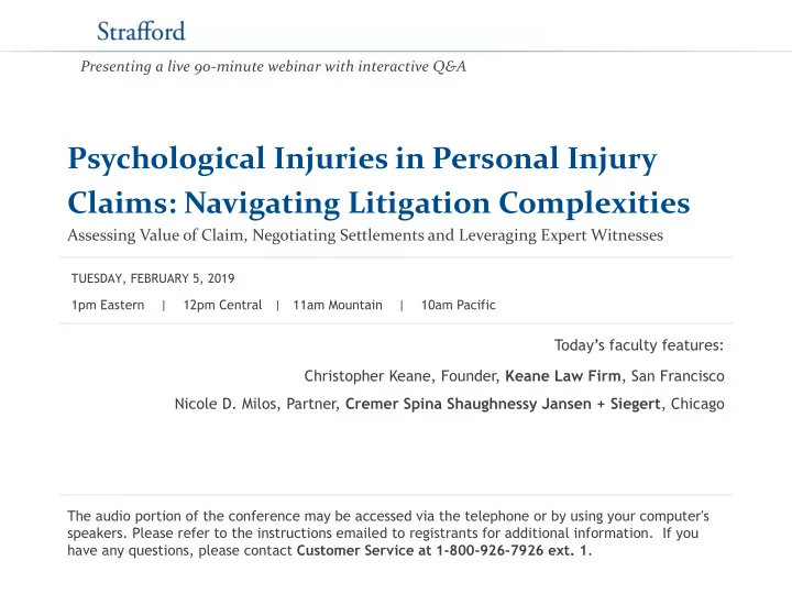 psychological injuries in personal injury claims