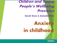 anxiety in childhood common fears how do you feel when