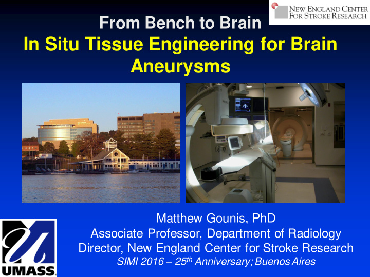 in situ tissue engineering for brain aneurysms