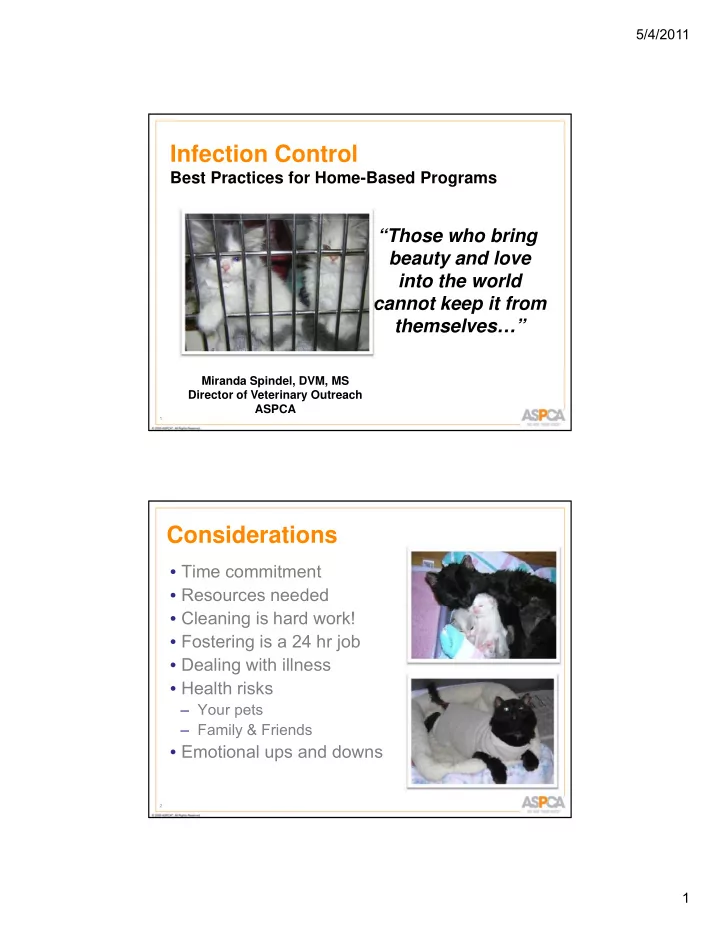 infection control