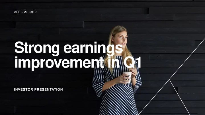 strong earnings