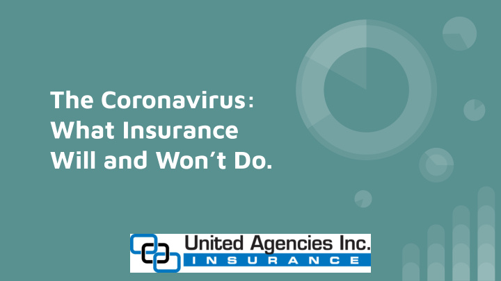the coronavirus what insurance will and won t do what we
