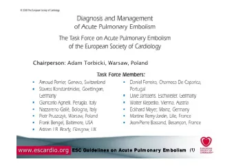 Ch  Chairperson:  Ch  Chairperson:  airperson: Adam Torbicki Warsaw Poland  airperson: Adam