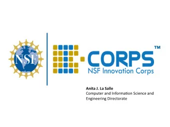 Anita  J.  La  Salle    Computer  and  Informa/on  Science  and