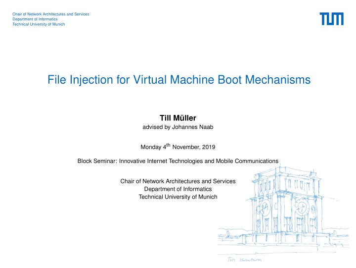 file injection for virtual machine boot mechanisms