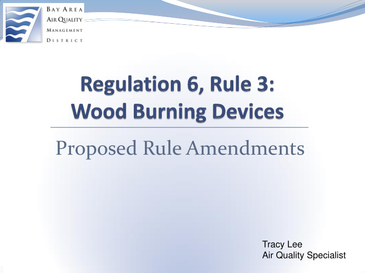 proposed rule amendments
