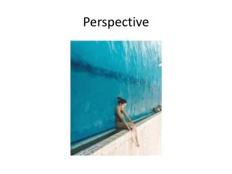 Perspective  LanguaL Structured Vocabulary:  USDA Perspective  Joanne Holden  Perspective: Earth