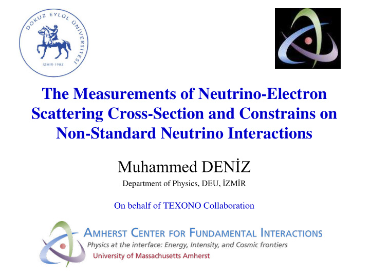 the measurements of neutrino electron scattering cross