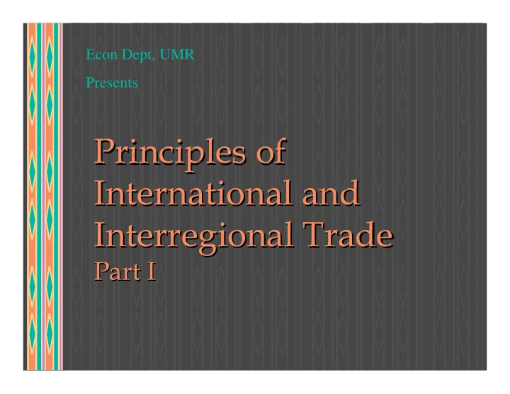 principles of principles of international and