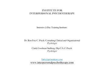 Faculty/Presenter Disclosure  In compliance with the Conflict of Interest policies, we have no