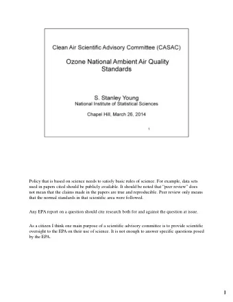 1  1  The risk of mortality from ozone varies by location. Geographic heterogeneity of effects of