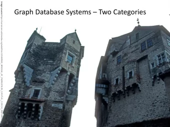 Graph Database Systems  Two Categories  o  u  r  c  e  :  h  t  t  p  s  :  /  /  c  o  m  m  o