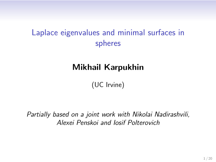 laplace eigenvalues and minimal surfaces in spheres