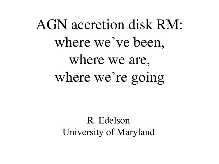 agn accretion disk rm