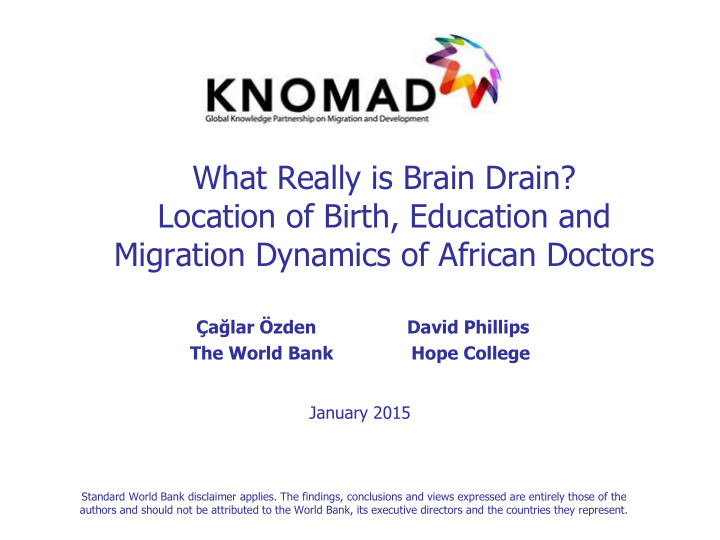 migration dynamics of african doctors