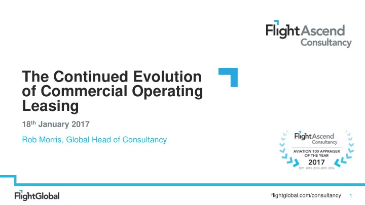 of commercial operating