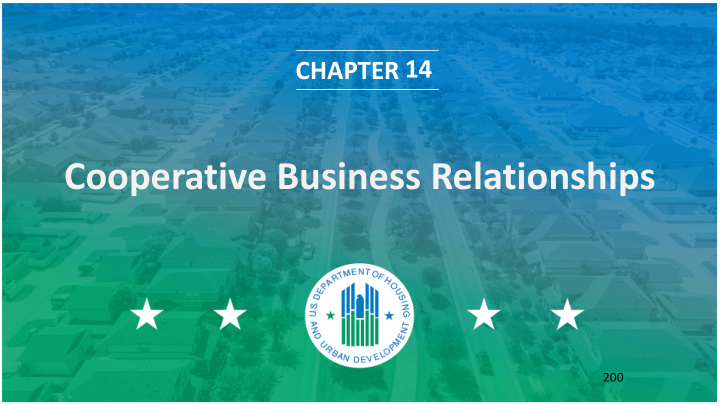 cooperative business relationships
