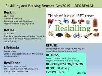 Think of it as a RE treat.  Lower costs  Contribute to society  Something to do and think