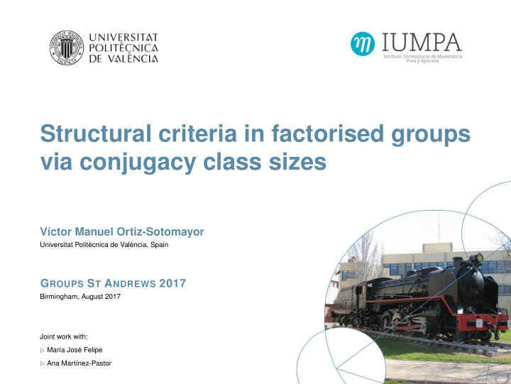 structural criteria in factorised groups via conjugacy