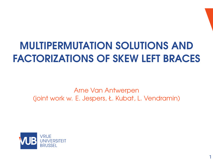 multipermutation solutions and factorizations of skew