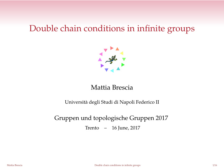 double chain conditions in infinite groups