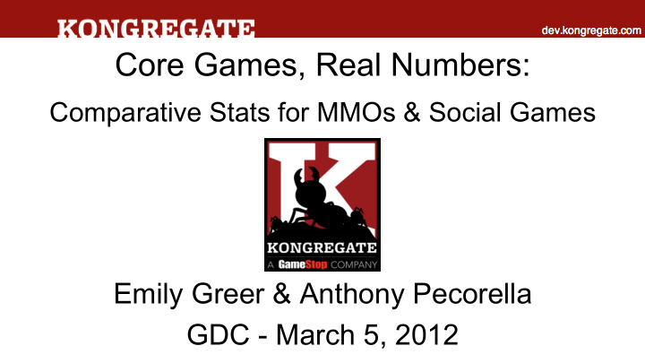 comparative stats for mmos social games