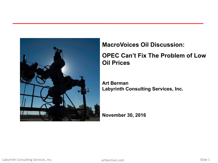 macrovoices oil discussion opec can t fix the problem of