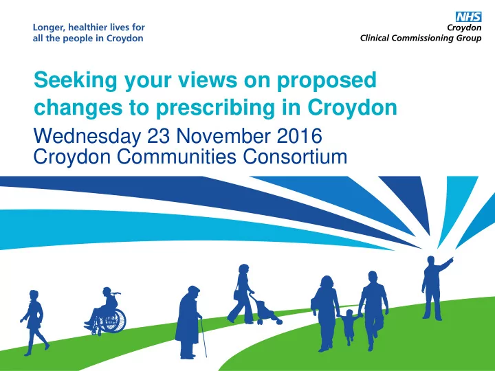 wednesday 23 november 2016 croydon communities consortium