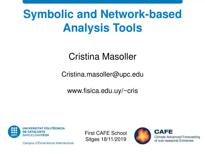 analysis tools