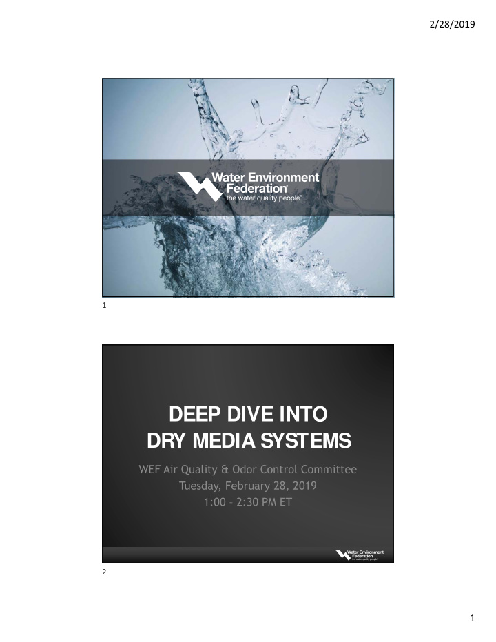 deep dive into dry media systems