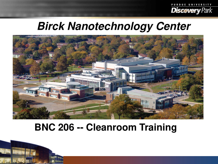 birck nanotechnology center