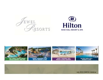 July 2015 DWHSA Webinar