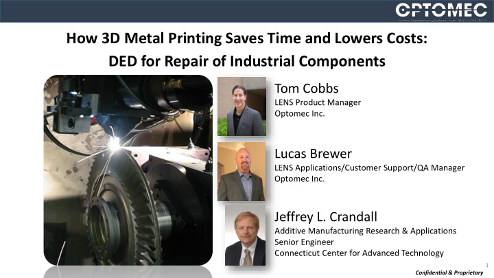 how 3d metal printing saves time and lowers costs ded for