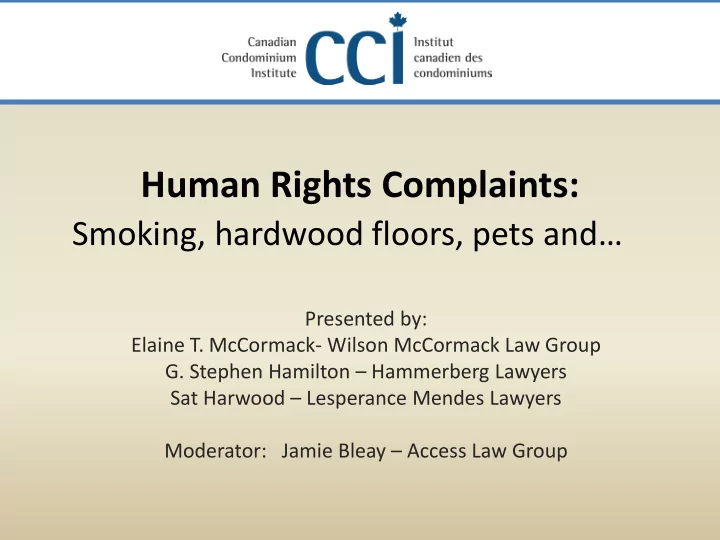 human rights complaints