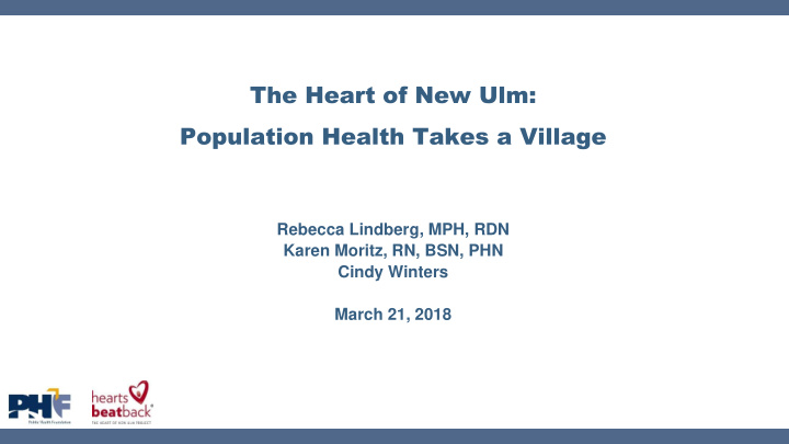 the heart of new ulm