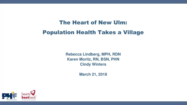 the heart of new ulm