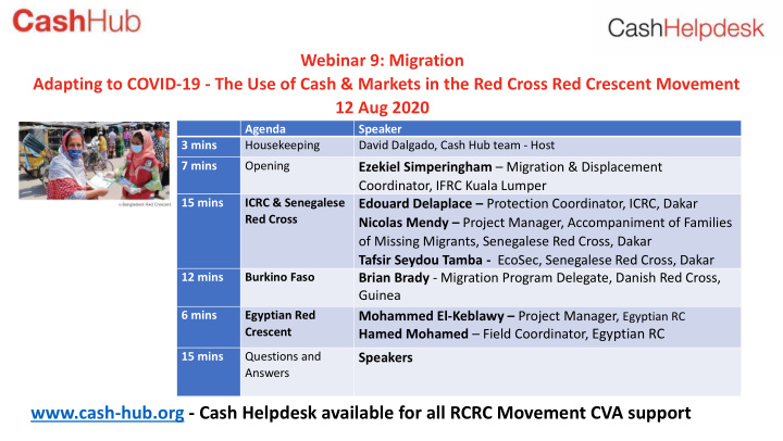 cash hub org cash helpdesk available for all rcrc