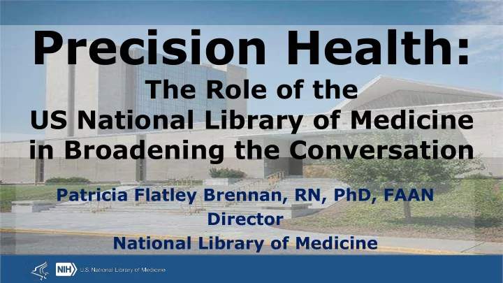 precision health