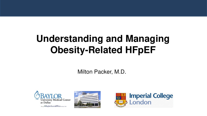 obesity related hfpef