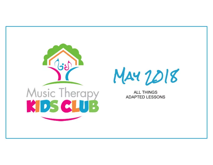 may 2018