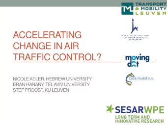 NICOLE ADLER, HEBREW UNIVERSITY  ERAN HANANY  , TEL AVIV UNIVERSITY  STEF PROOST  , KU LEUVEN