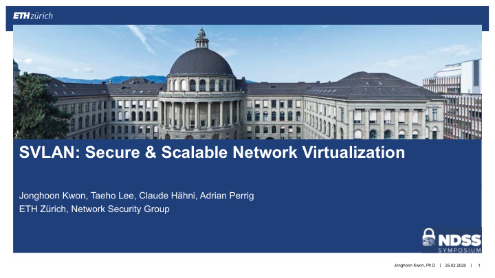 svlan secure scalable network virtualization