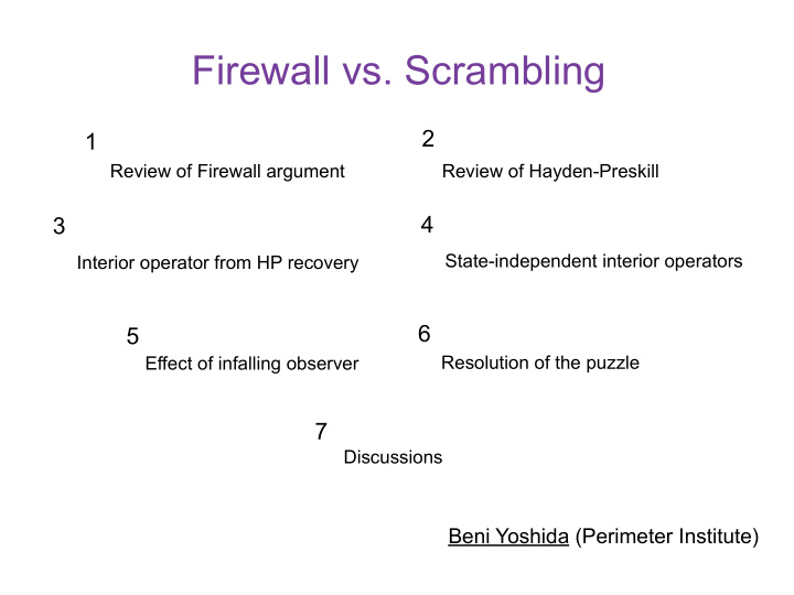 firewall vs scrambling
