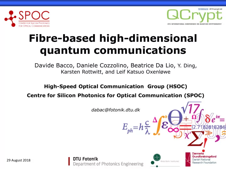 quantum communications