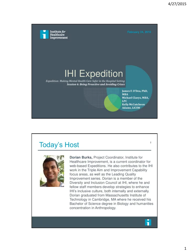 ihi expedition
