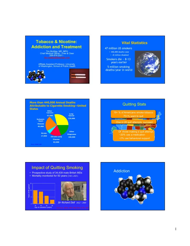 tobacco nicotine